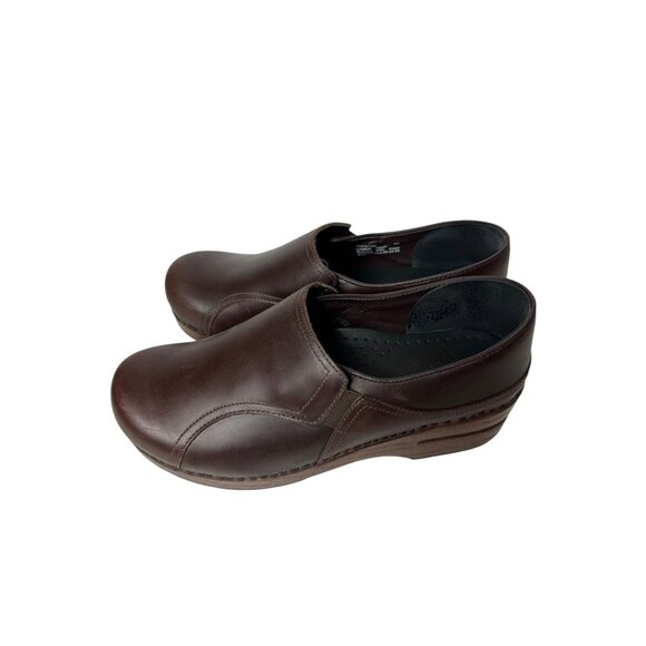 Dansko Womens Brown Leather Clogs Size 39 - Picture 4 of 10